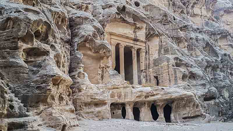 110 - Jordania - Little Petra - templo Nabateo